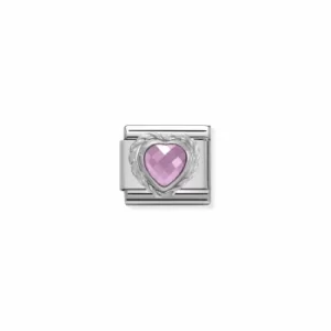 Nomination Comp. CL HEART FACETED CZ In Stainless Steel E Jewellery