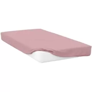 Belledorm 400 Thread Count Egyptian Cotton Fitted Sheet (Superking) (Blush) - Blush