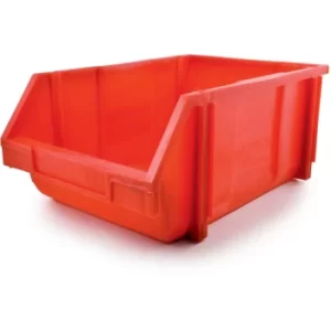 MTL4 Plastic Storage Bin Red