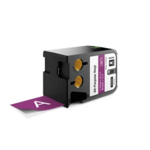 Dymo 1868794 White on Purple Label Tape 41mm x 7.5m