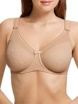 Berlei Underwired Minimiser Bra - Nude, Nude, Size 42D, Women