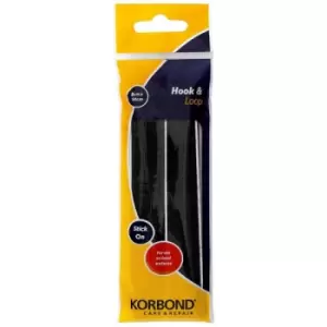 Korbond Black Hook and Loop Tape 50cm