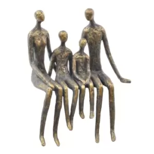 Libra Calm Neutral Collection - Sitting Family Of Four Shelf Sculpture