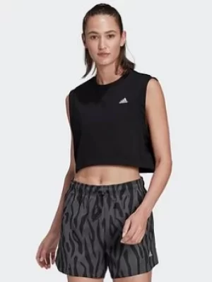 adidas Designed To Move Studio Sport Tank Top, Black Size XS Women