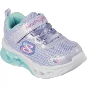 Skechers Girls Flutter Heart Lights Bring Sparkle Trainers UK Size 7 (EU 24)