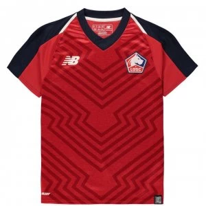 New Balance Lille Home Shirt Junior Boys - High Risk Red