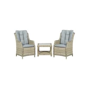 Royalcraft Wentworth Rattan 3 Piece Comfort Companion Set - Garden & Outdoor