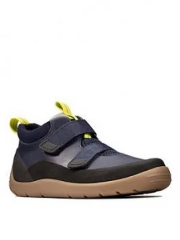 Clarks Play Hike Strap Shoes - Navy