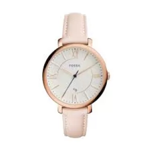 Fossil Womens Rye Multifunction Leather Watch - Nude