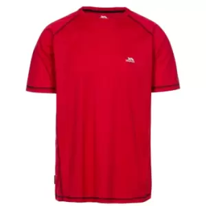 Trespass Mens Albert Active Short Sleeved T-Shirt (M) (Red)