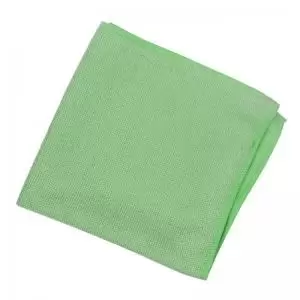 ValueX Microfibre Cloth 38 x 38cm Green Pack 10 0707026 95120CP