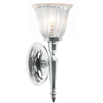 Elstead - Dryden - 1 Light Bathroom Wall Light Polished Chrome IP44, G9