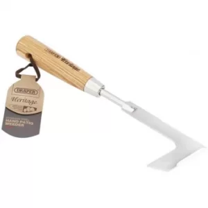 Draper Heritage Stainless Steel Hand Patio Weeder With Ash Handle