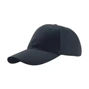 Atlantis Liberty Six Brushed Cotton 6 Panel Cap (One Size) (Navy)