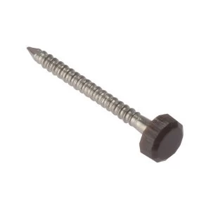 ForgeFix Polytop Pin Brown Stainless Steel 25mm Box 250