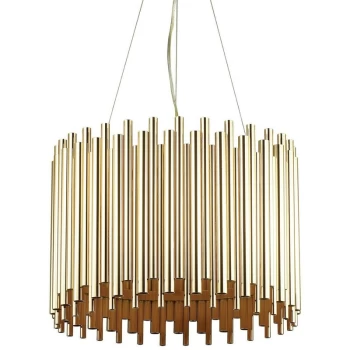 Ideal Lux Pan - 5 Light Ceiling Pendant Gold