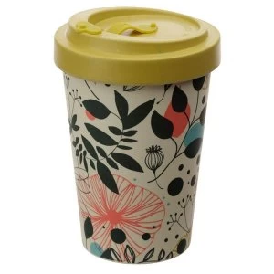 Wisewood Botanical Screw Top Bamboo Composite Travel Mug