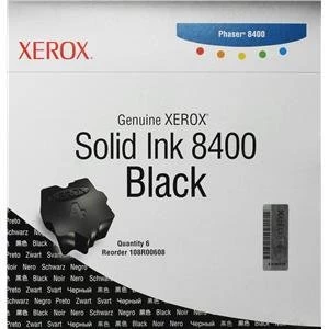 Original Xerox 108R00608 Genuine Solid Ink (6 x Black)