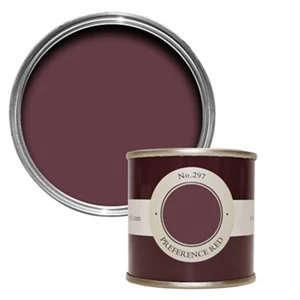 Farrow & Ball Preference red No. 297 Matt Emulsion Paint 100ml Tester pot