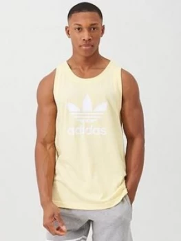 Adidas Originals Trefoil Tank - Yellow