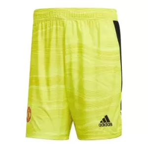 Man Utd 2021-2022 Home Goalkeeper Shorts (Yellow)