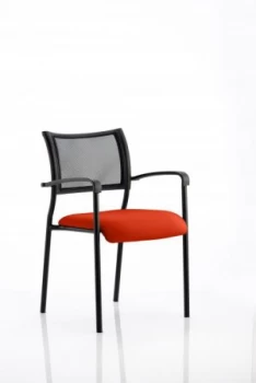 Brunswick Bespoke Colour Seat Black Frame Tabasco Red