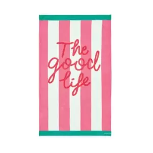 Joules The Good Life Beach Towel, Multi