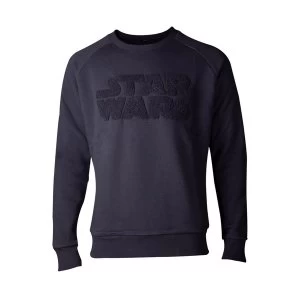 Star Wars - Chenille Logo Mens XX-Large Sweater - Black