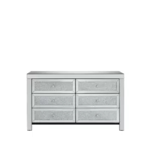 Vienna 6 Drawer Mirrored Chest