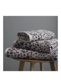 Catherine Lansfield Leopard 2 X Hand Towel