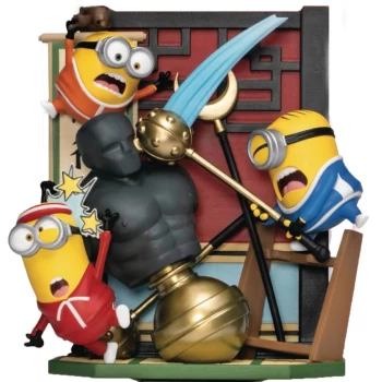 Beast Kingdom Minions: The Rise Of Gru D-Stage Diorama - Kung Fu!