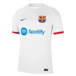 Nike Barcelona Away Shirt 2023 2024 Adults - White