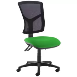 Dams MTO Senza High Mesh Back Operator Chair with No Arms - Madura Green