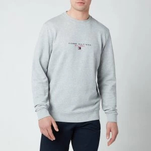 Tommy Hilfiger Mens Essential Crewneck Sweatshirt - Medium Grey Heather - S