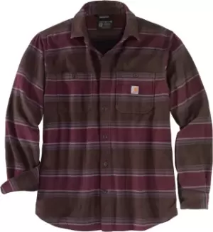 Carhartt Hamilton Fleece Lined Shirt, brown, Size XL, brown, Size XL