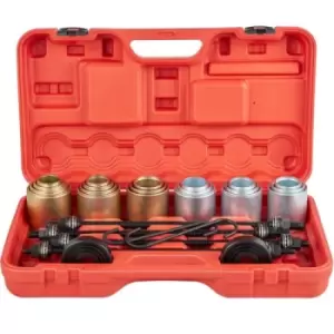 VEVOR 26 PCS Pull and Press Sleeve Kit, 45 # Steel Removal Installation Bushes Bearings Tool Kit, Bush Removal Insertion Sleeve Tool Set Works on Most