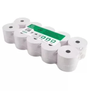 Exacompta Receipt Rolls 1ply 60g, 57x70, 5 Sets of 10 Rolls