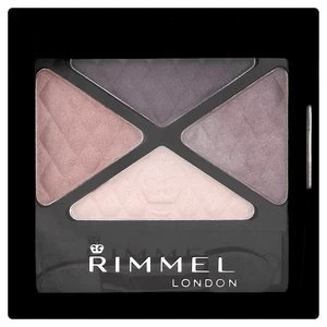 Rimmel Glam Eyes Quad Eyeshadow Smokey Purple 3 Multi