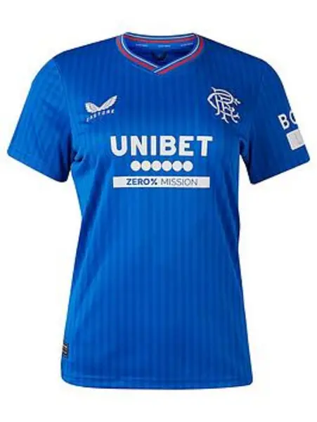 Castore Rangers Home Shirt 2023 2024 Womens - Size 14