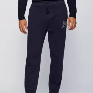 BOSS X Russell Athletic Mens Jafa Joggers - Navy - M