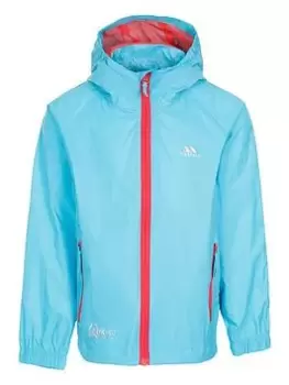 Trespass Trespass Girls Qikpac - Kids Packaway Jacket Tp75, Aqua, Size 3-4 Years, Women