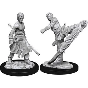 Dungeons & Dragons Nolzur's Marvelous Unpainted Miniatures - Male Half-Elf Monk