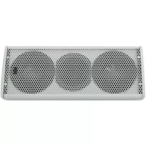 Loops - Premium White 320W Multi Angle Dual Sub Speakers Wall Mount Enclosure Cabinet