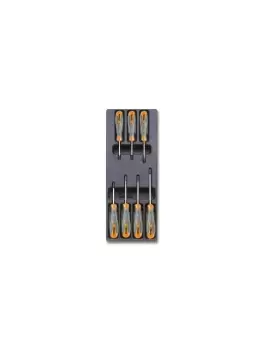 Beta Tools T175 7pc Torx Screwdriver Set in Hard Tray for Roller Cabs 024240175