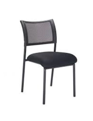 Jemini Jupiter Mesh Back Conference 4 Leg Side Chair WBlack Frame