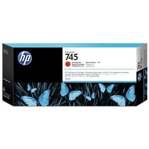 HP 745 Chromatic Red Ink Cartridge 300ml