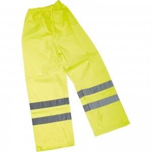 Draper Hi Vis Over Trousers 2XL