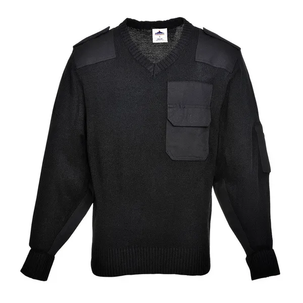 Portwest Nato Mens Sweater B310BKRXXXL Colour: Black