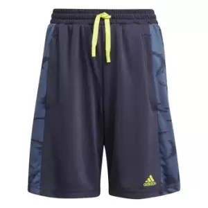 adidas Camo Shorts Juniors - Black