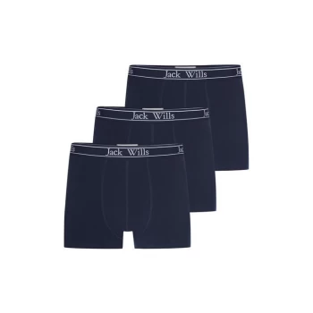 Jack Wills Daundley Multipack Boxers 3 Pack - Dusky Blue